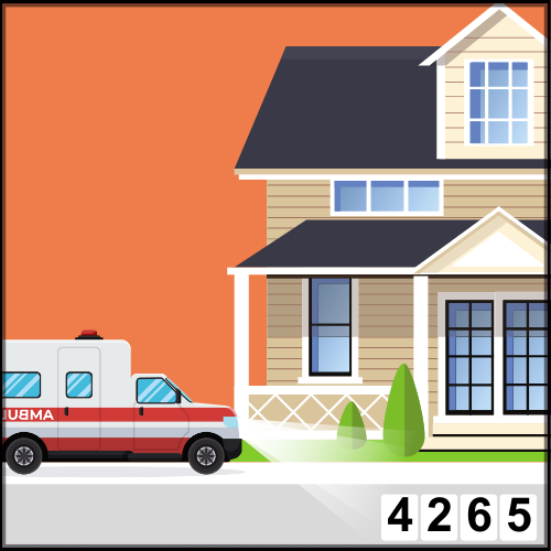 Helps Police, Fire, Ambulance, and delivery drivers find you quickly when every second matters.