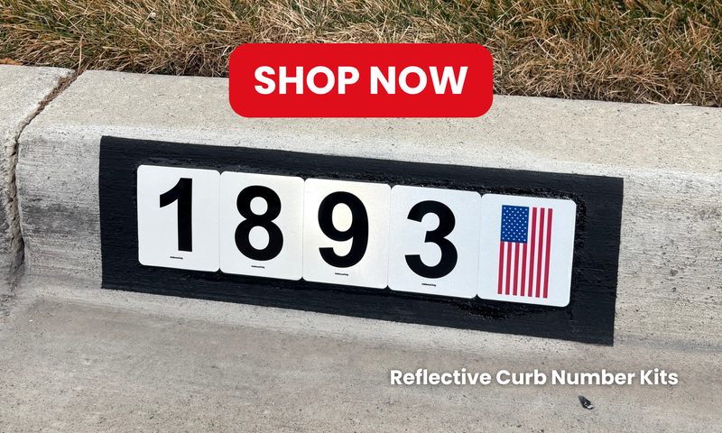 DIY Reflective Curb Kits